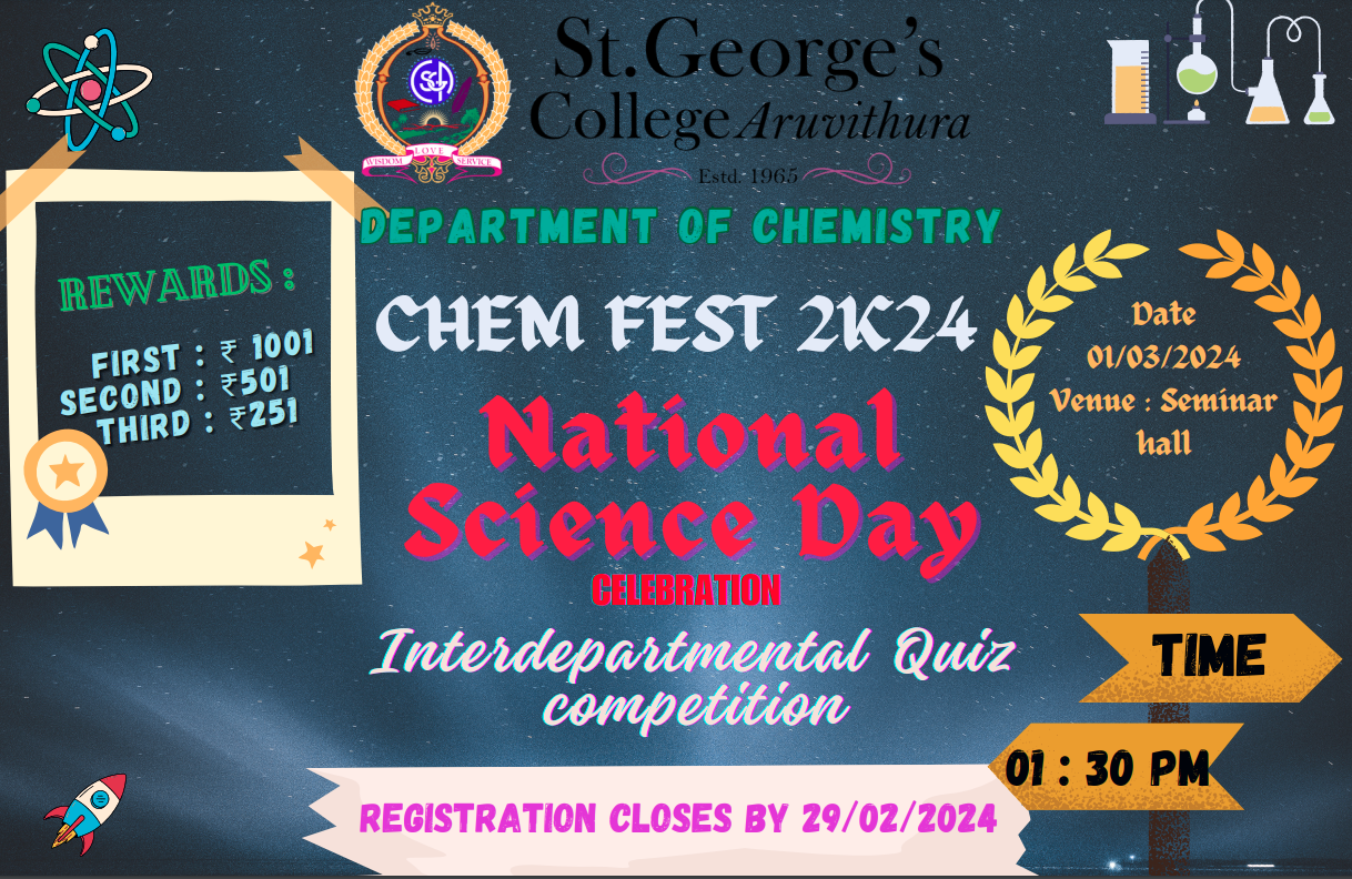 Chemfest 2k24 - Interdepartmental Quiz Competition